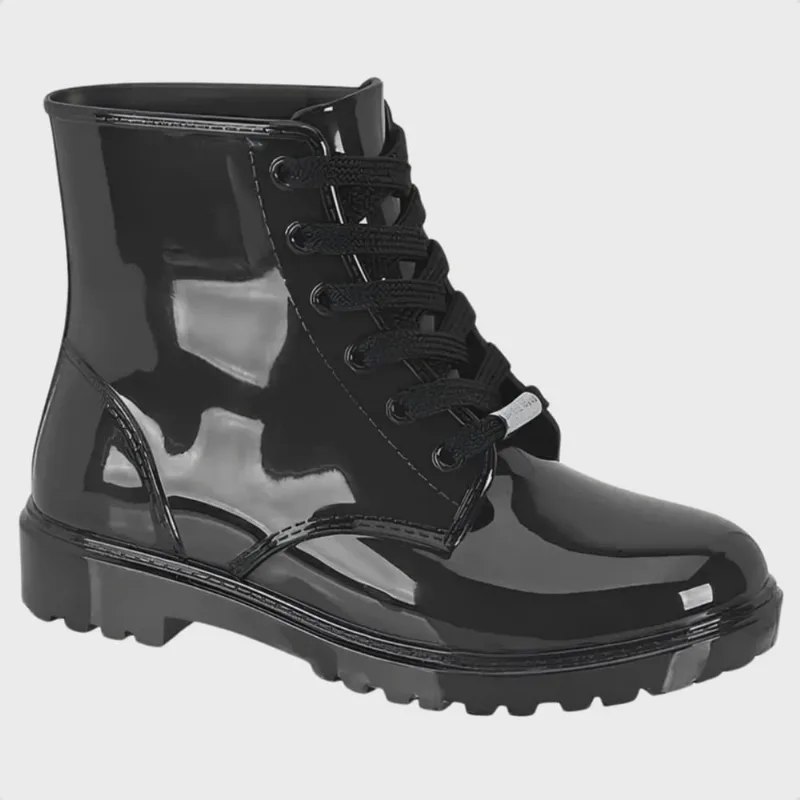 Coturno Bota Boot Infantil Molekinha Cano Alto Estilosa Tratorada