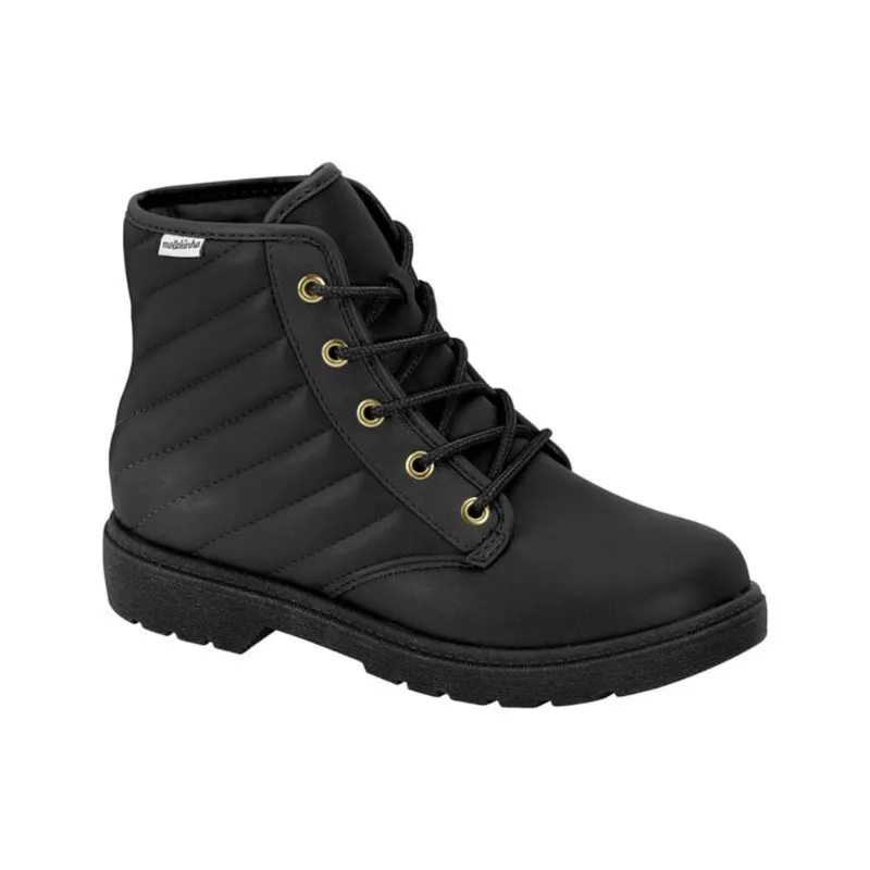 Bota Coturno Infantil Solado Tratorado Molekinha 2164.125