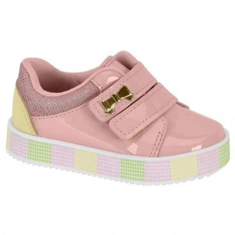 Tênis Inf Fem Molekinha Verniz Premium Rosa 2131.818