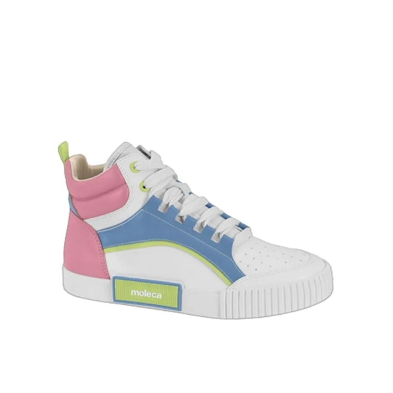 Tênis Moleca Cano Alto Colorido 5740205 - Feminino