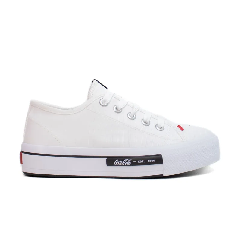 Tênis Coca Cola Daytona Classic Canvas Plataforma Feminino - Coca Cola - Esporte E Lazer
