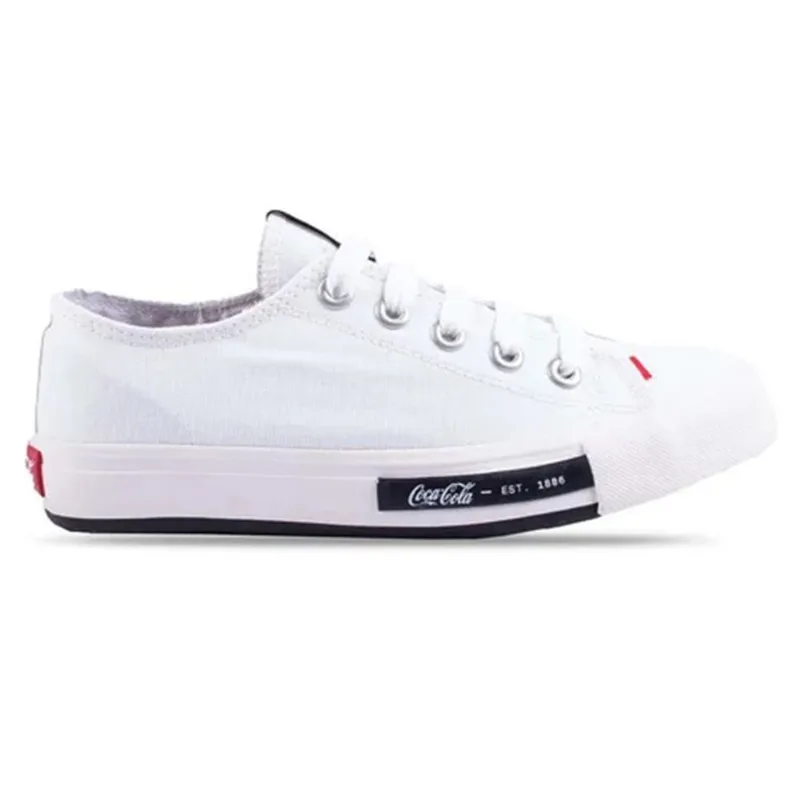 Tenis Coca Cola Daytona Classic Branco Sapatenis