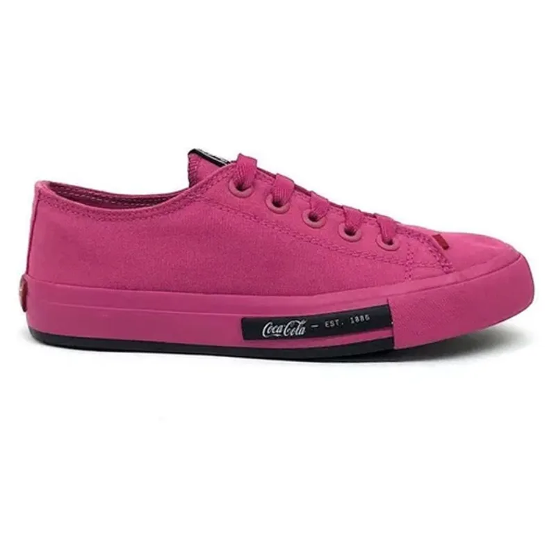 Tênis Coca Cola Daytona Colors Feminino Pink Sapatenis Star