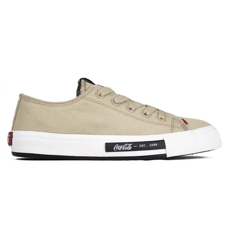 Tênis Coca Cola Daytona Feminino Caqui Sapatenis Shoes
