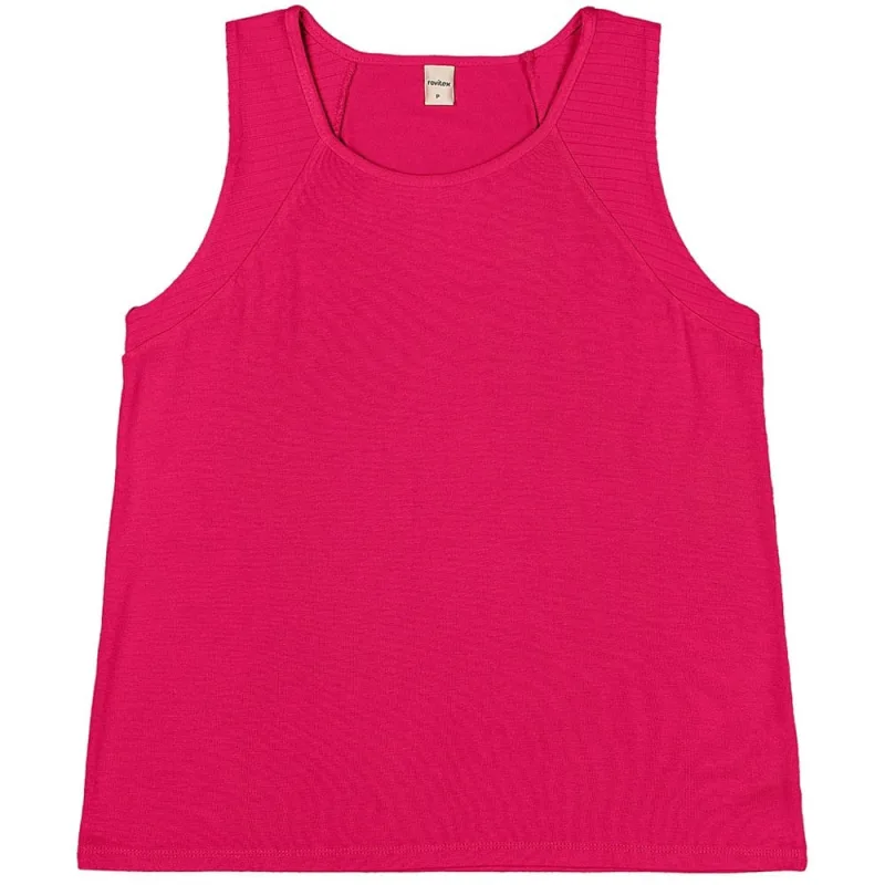 Regata Justa Feminina Rovitex Malha de Ribana Algodão Rosa - Não Disponível - Moda
