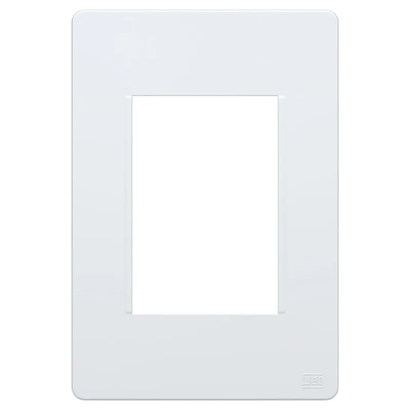 Placa 3 Postos 4x2 sem Suporte Esatta Weg Placa 3 Postos 4x2 sem Suporte Branco Esatta