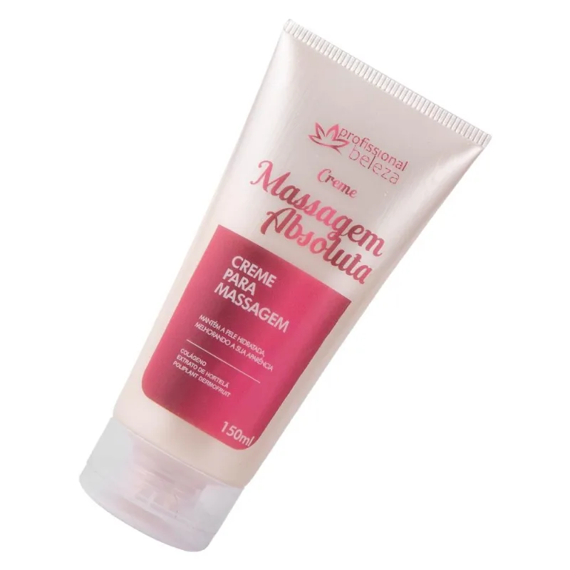 Creme Para Massagem Absoluto Profissional Beleza 150ml - Profissional Beleza - Beleza E Perfumaria