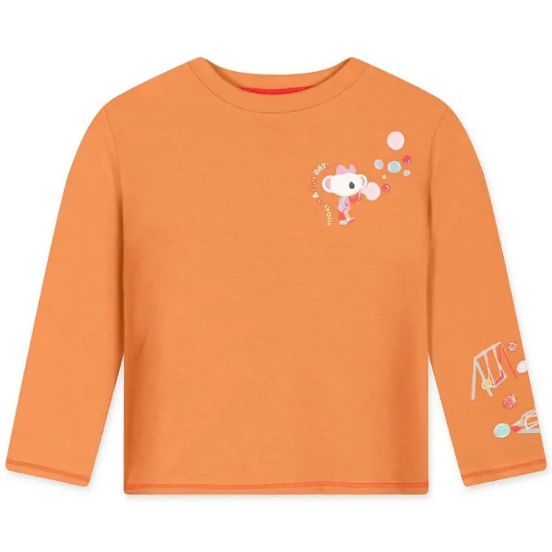 Blusa Manga Longa Lilica Ripilica Diversão Laranjado 3