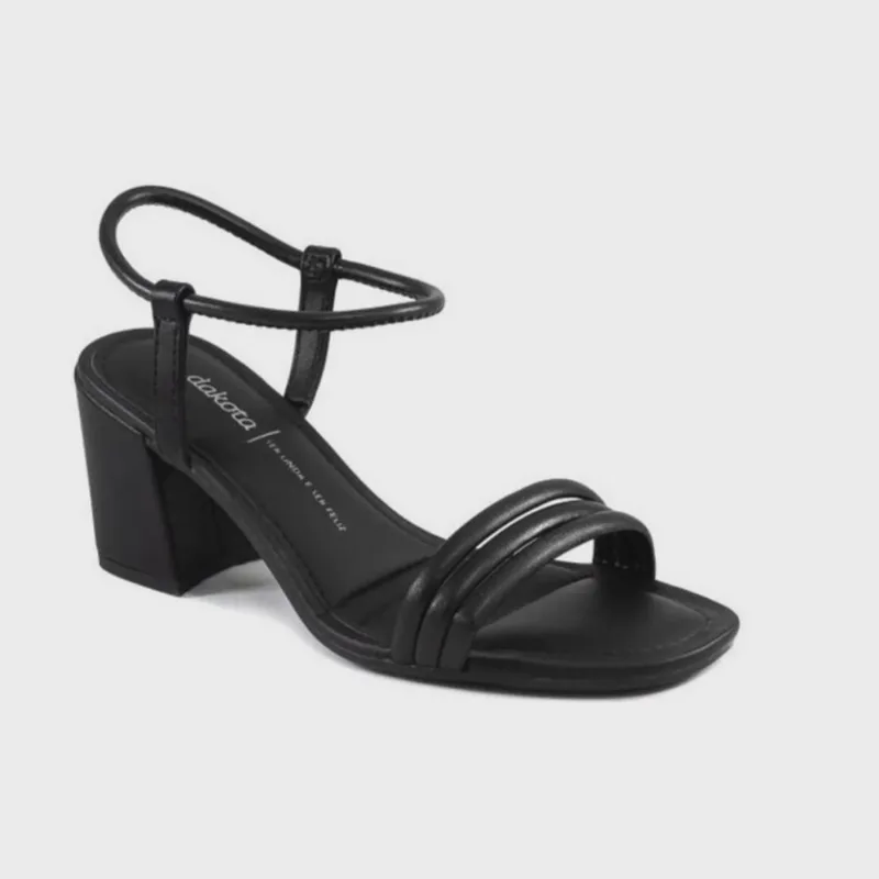 Sandália Feminina Dakota Salto Quadrado Z9432