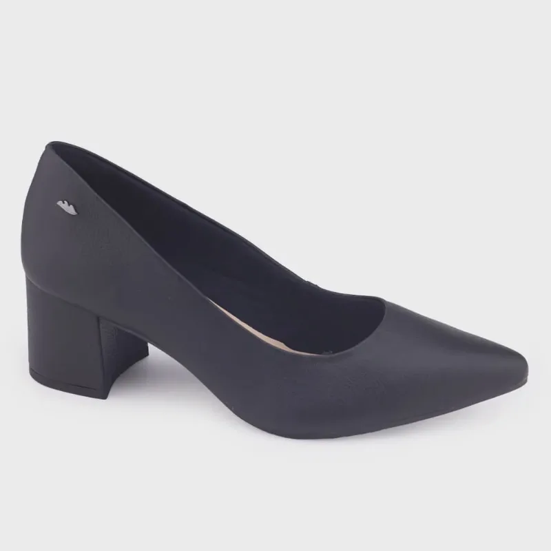 Sapato Scarpin Fem Dakota G5181 Couro bloco médio 5cm moda