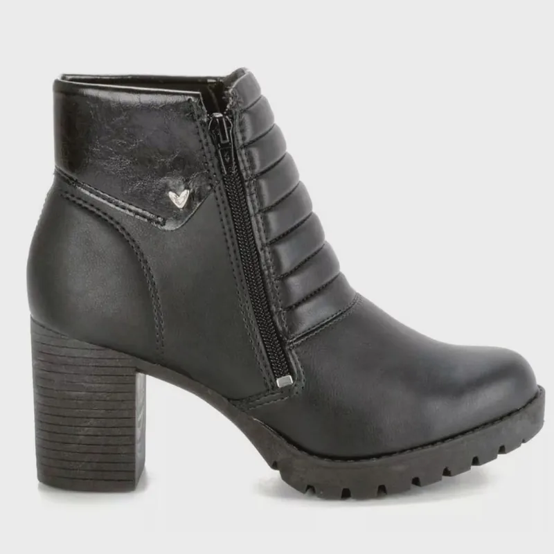 Bota feminina cotruno salto medio fashion casual mississipi