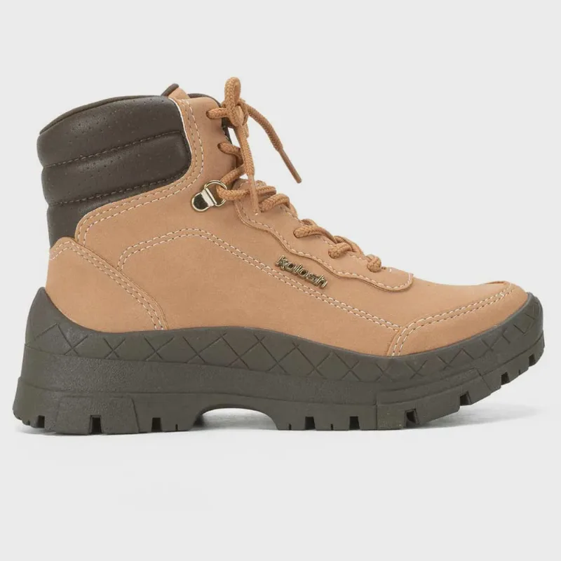 Tênis Boot Feminino Adventure Sand Café Kolosh C2966-0003