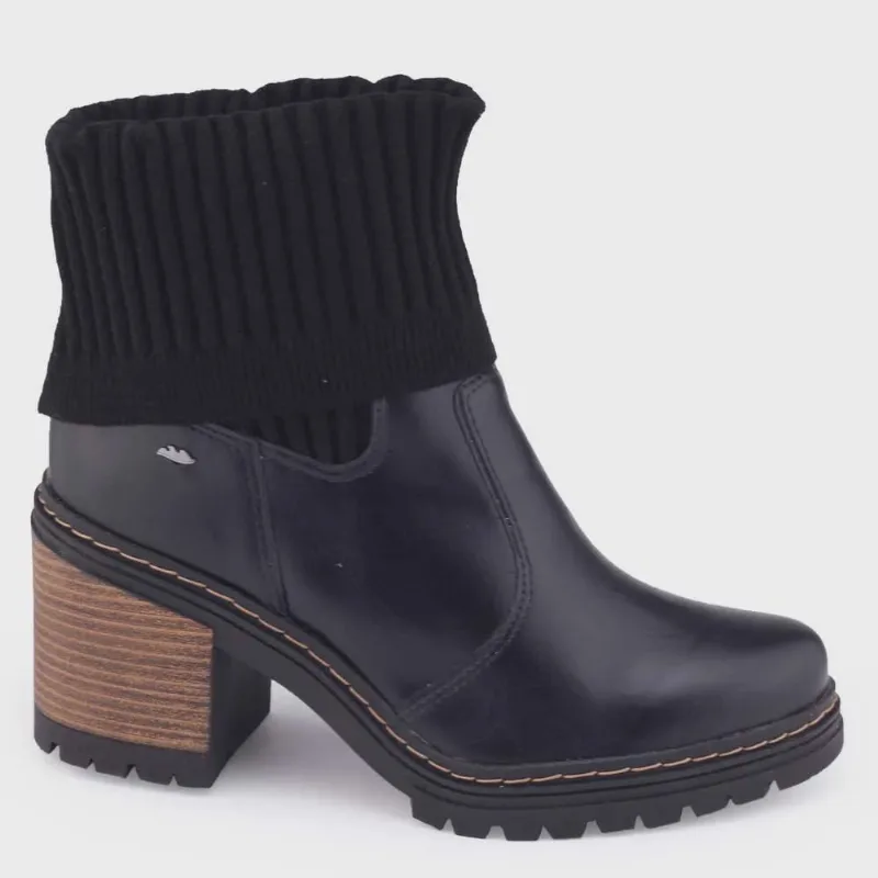 Bota Coturno Dakota G8002 tratorada salto médio cano polaina
