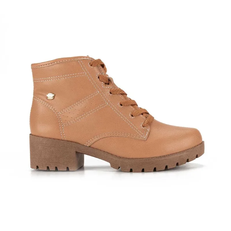 Bota Coturno Pink Cats Infantil Caramelo 31