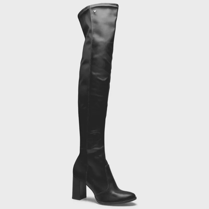 Bota feminino Over The Knee Salto Grosso Mississipi Q8713