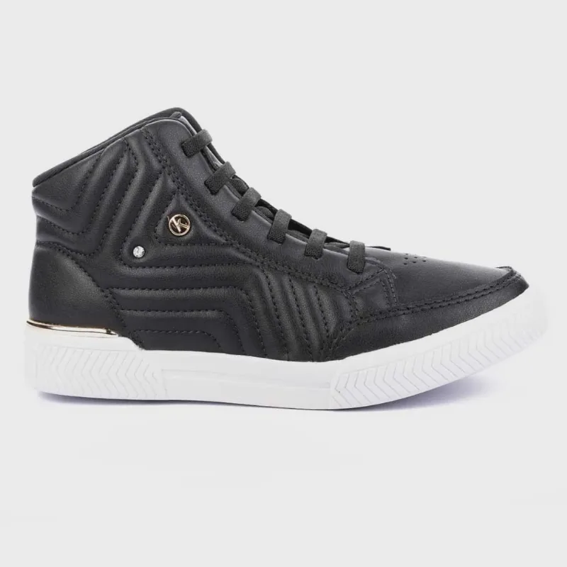 Tênis Casual Feminino Abotinado Preto Kolosh C3014-0001
