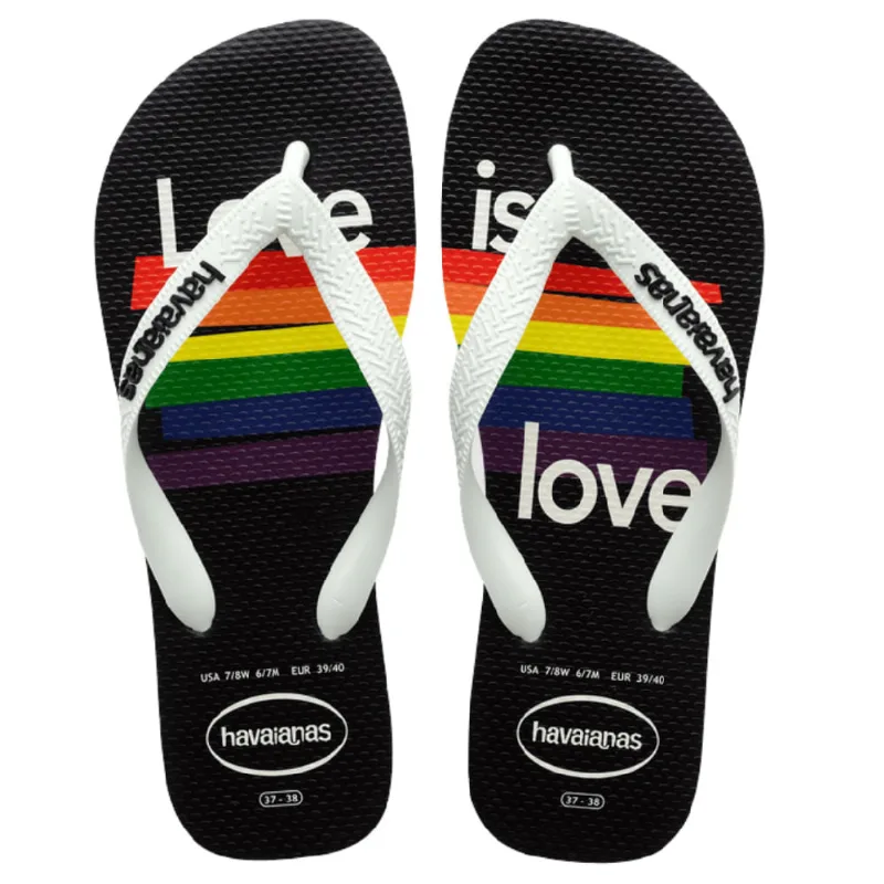 Sandália Havaianas Top Pride Branca 41/42