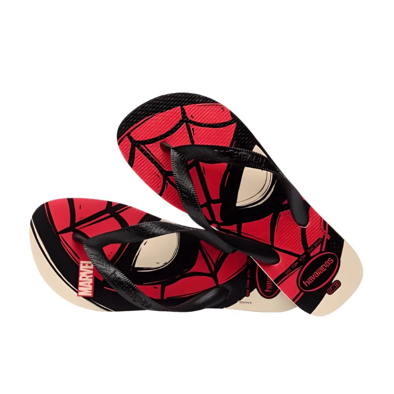 Sandália Havaianas Adulto Top Logomania Marvel Bege Palha 37/38 - Havaianas