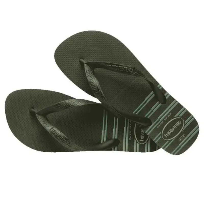 Sandália Havaianas Masculino Top Basic Musgo 37/38 - Havaianas