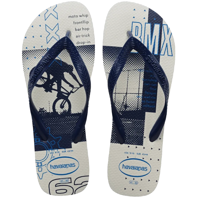 Chinelo Branco/Marinho Top Atlhetic Havaianas Men n° 43/44