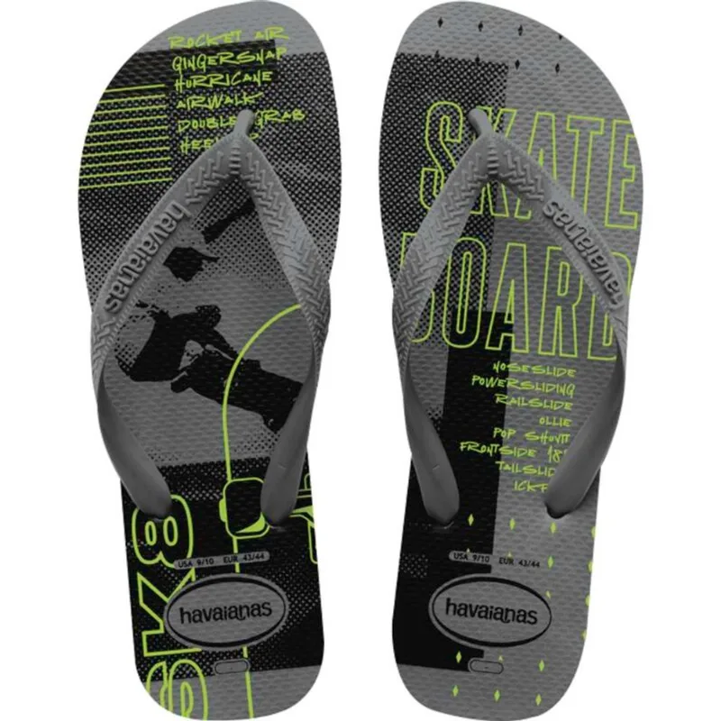 Sandália Athletic Havaianas 39/40 Cinza Par