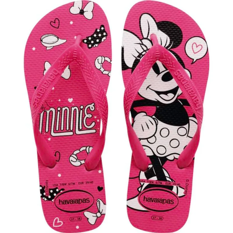 Sandália Disney Havaianas 25/26 Pink Par - Havaianas