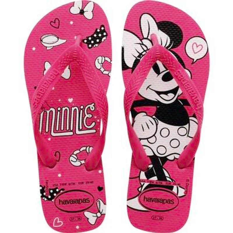 Sandália Disney Havaianas 27/28 Pink Par