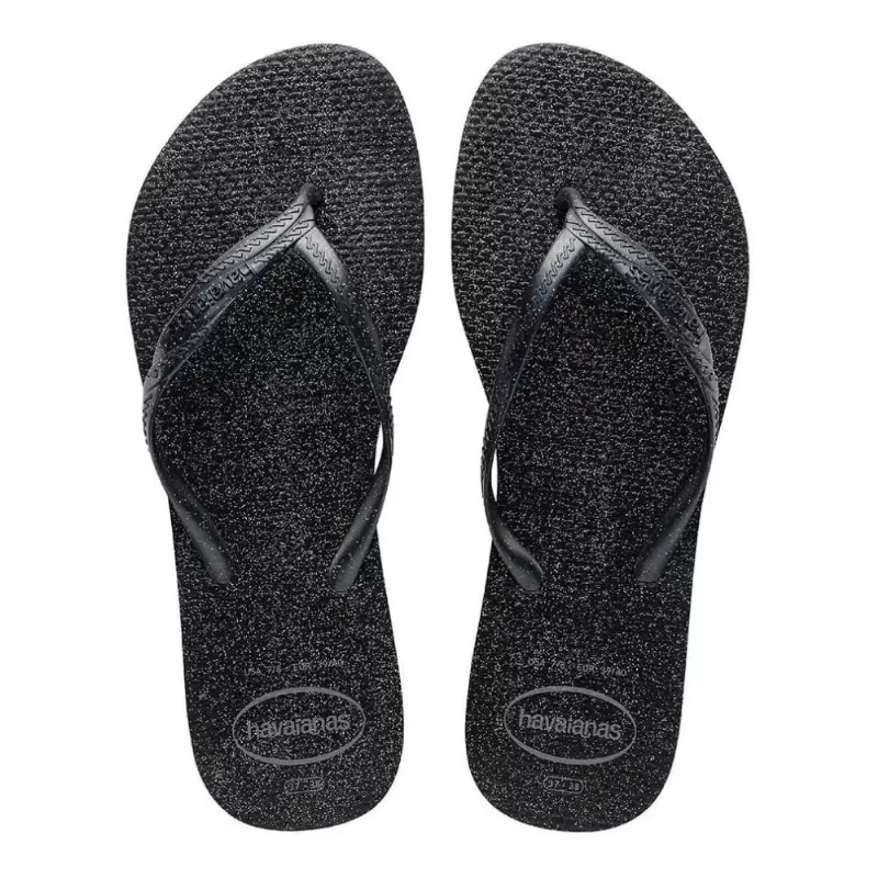 Sandália Havaianas Fantasia Gloss Preto/Cinza 37/38