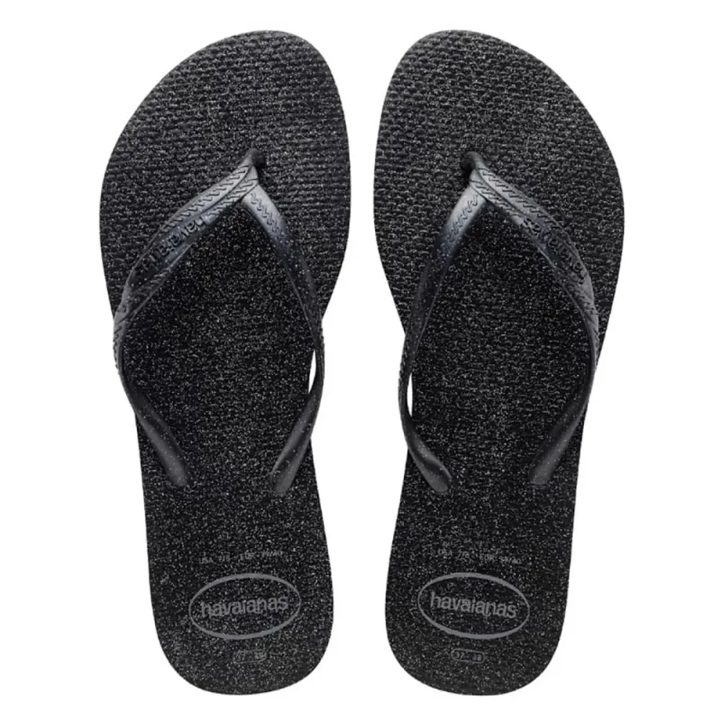 Sandália Havaianas Fantasia Gloss Preto/Cinza 39/40