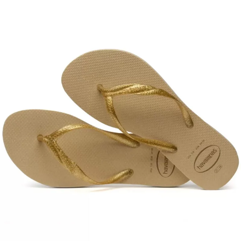 Sandália Havaianas Fantasia Gloss Dourado 37/38 - Havaianas