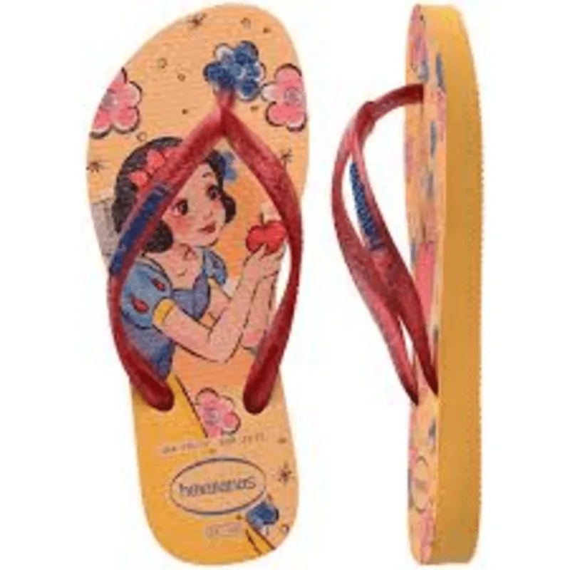 Sand Havaianas Kids Slim Princes Amarelo Caja 29/0 - Havaianas