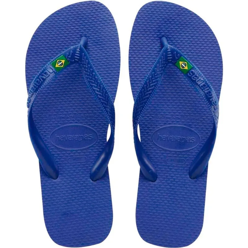 Sandália Brasil Havaianas 37/38 Light Azul Par