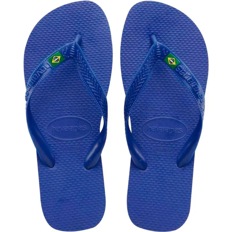 Sandália Brasil Havaianas 41/42 Light Azul Par
