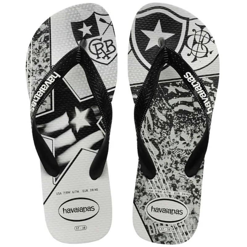 Sandália Havaianas Masculina Times Botafogo 39/40