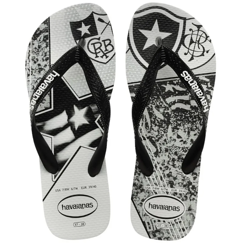 Sandália Havaianas Masculina Times Botafogo 41/42