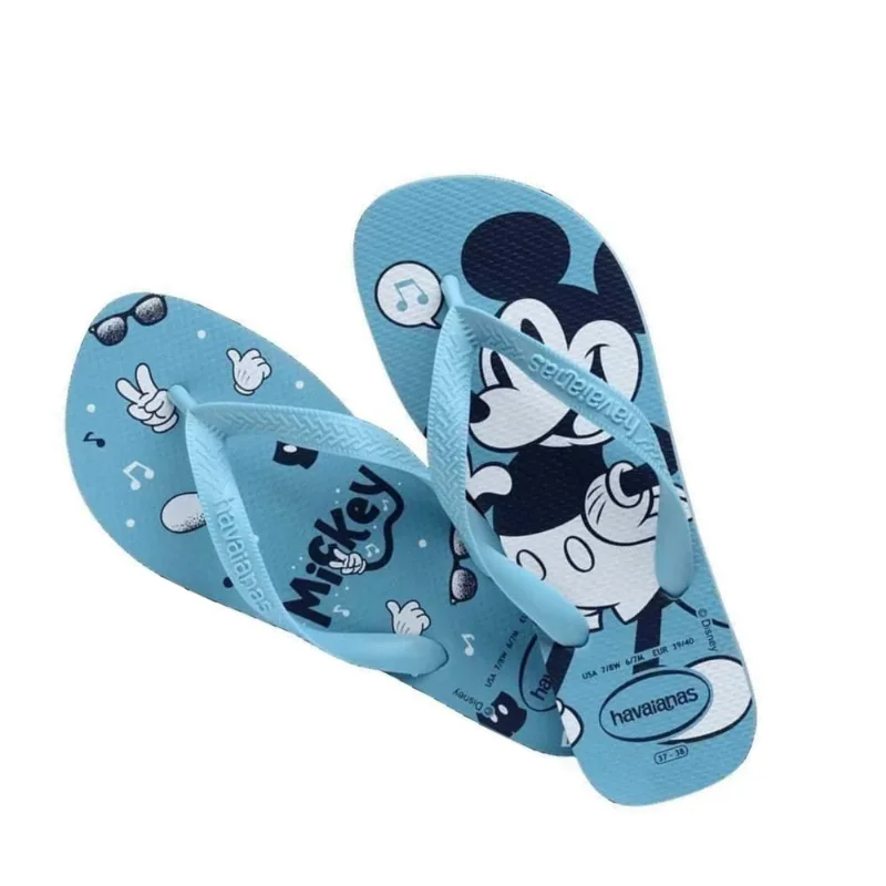Sandália Havaianas Adulto Top Disney Azul Tranquilidade 35/36