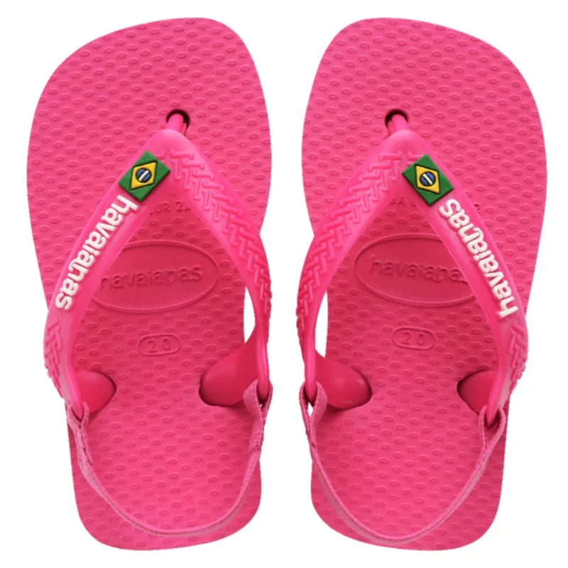 Chinelo Havaianas Infantil Baby Brasil Menina Original