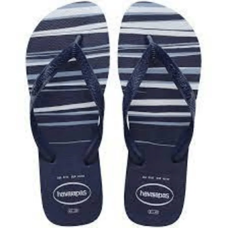 Chinelo Marinho/Marinho/Branco Top Basic Havaianas n° 45/46 - Havaianas