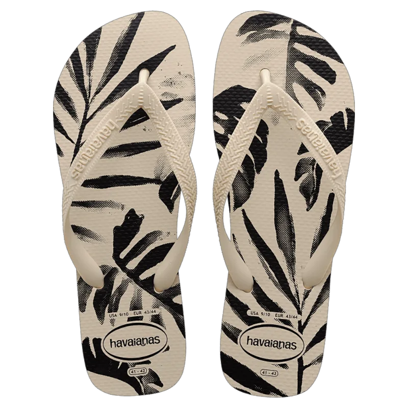 Chinelo Bege Palha Aloha Havaianas n° 45/46