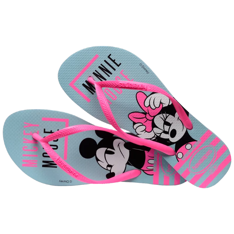 Chinelo Azul Water Slim Disney Havaianas Adult Licenses n° 41/42 - Havaianas