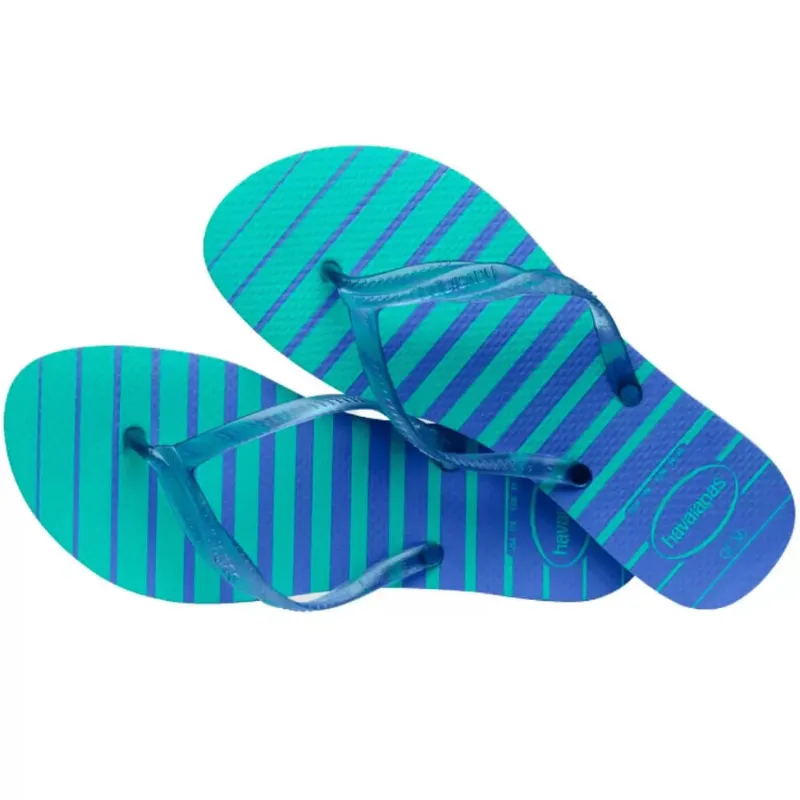 Sandália Havaianas Feminina Fantasia Style Azul Provence 37/38