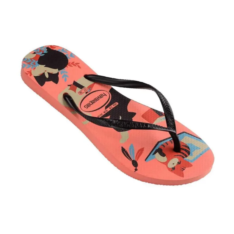 Sandália Havaianas Feminina Slim Pets Nectar 33/34