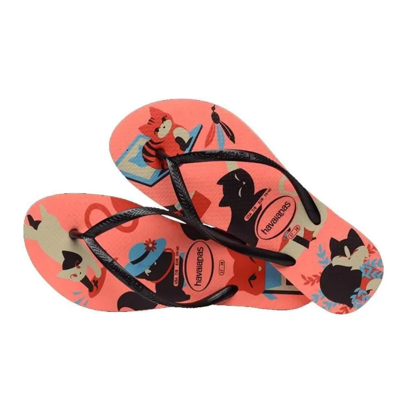 Sandália Havaianas Feminina Slim Pets Nectar 35/36