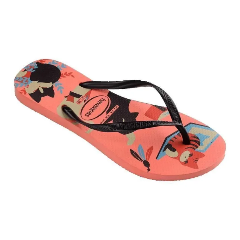 Sandália Havaianas Feminina Slim Pets Nectar 37/38