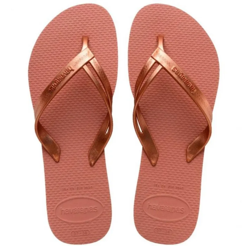 Sandália Havainas Feminina Elegance Rosa Crocus 33/34