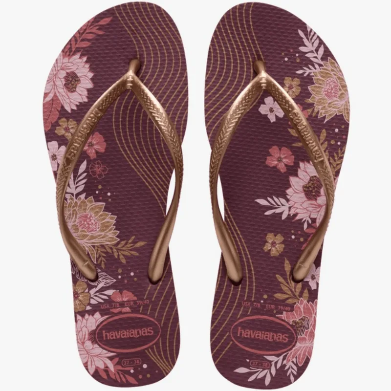 Chinelo Terra Roxa Slim Organic Havaianas n° 33/34