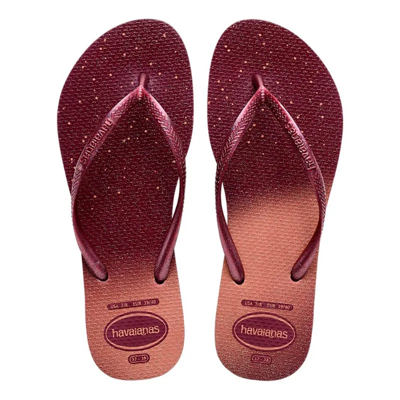 Sandálias Havaianas Slim Gloss Terra Roxa N°35/36