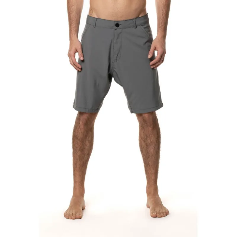 Bermuda Quiksilver Hybrid Fusion Cinza Escuro-CINZA ESCURO-40 - Quiksilver