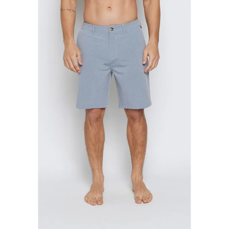 Bermuda Quiksilver Union Heather Amphibian 20 Vintage Indigo-VINTAGE INDIGO-44
