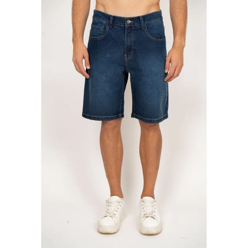 Bermuda Quiksilver Jeans Everyday Blue Azul-Azul-44